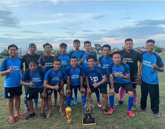 Kecamatan Gunung Agung Juarai Sepak Bola Bupati Tubaba Cup