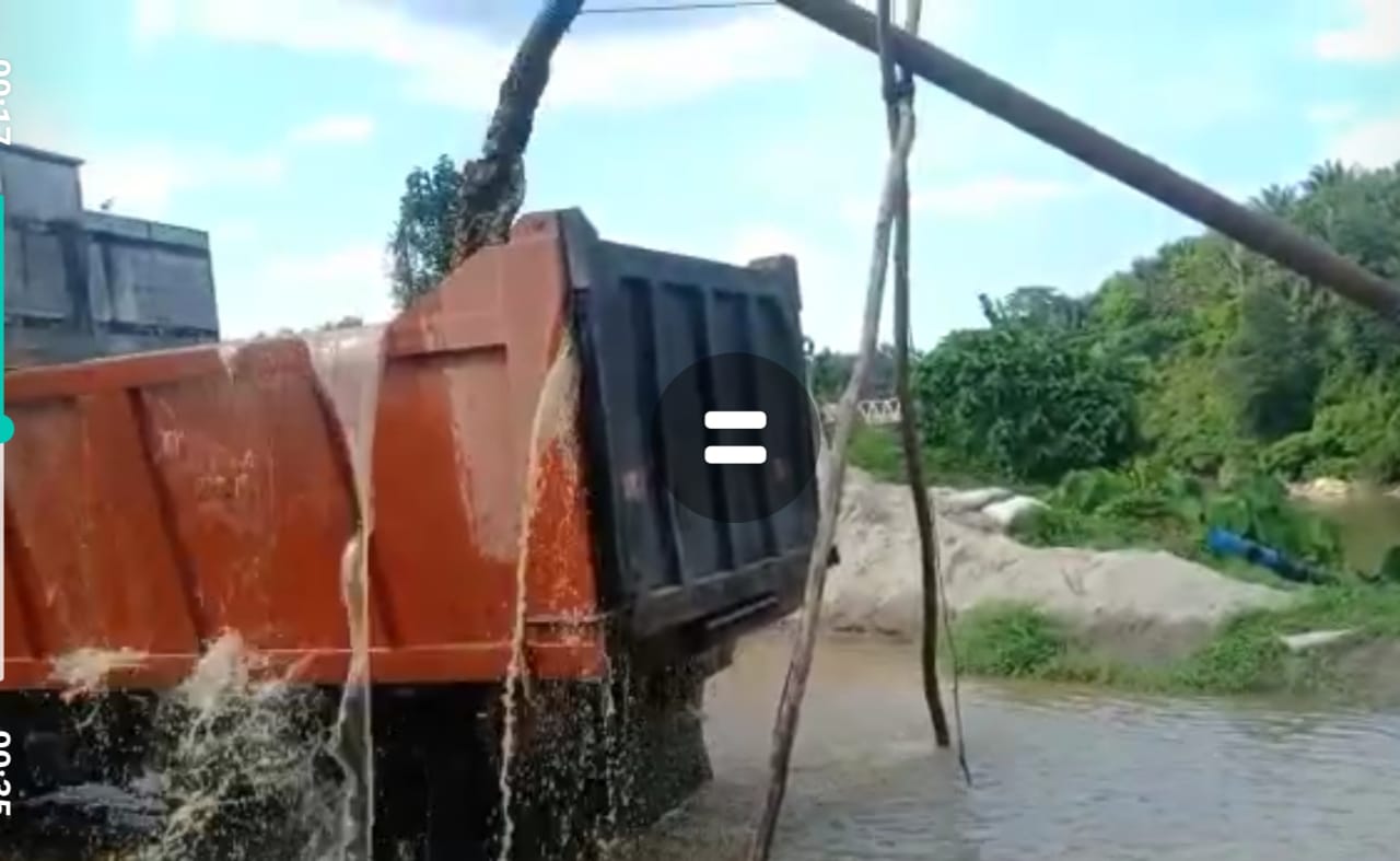 Galian C Pengambilan Pasir Sungai Bilah Diduga Belum Kantongi Izin