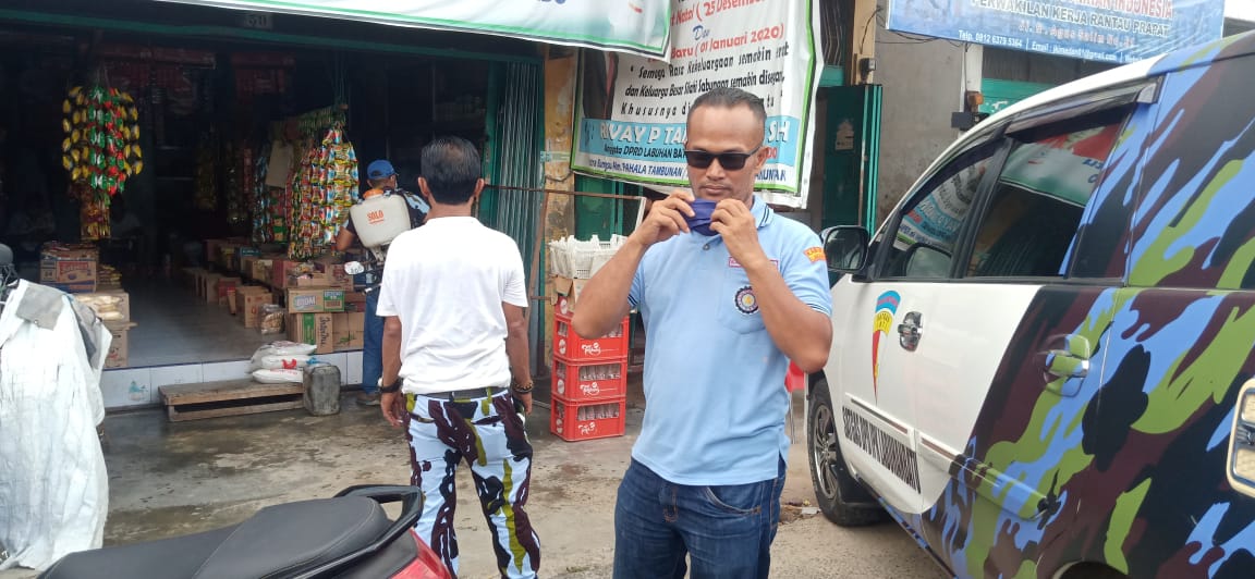 IPK Labuhanbatu Gelar Penyemprotan Disinfektan 