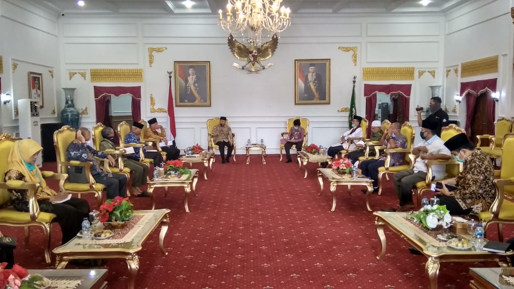 Rakor Bersama Tokoh Agama dan Masyarakat Gubernur Rohidin Satukan Pemikiran Lawan Covid-19