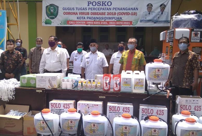 IKAPADA Bantu Pemkot Sidimpuan Hadapi Wabah Corona