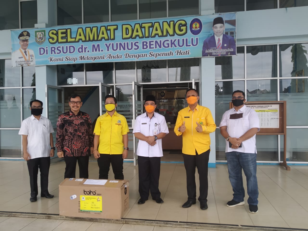 Golkar Bengkulu Salurkan Bantuan APD Secara Serentak