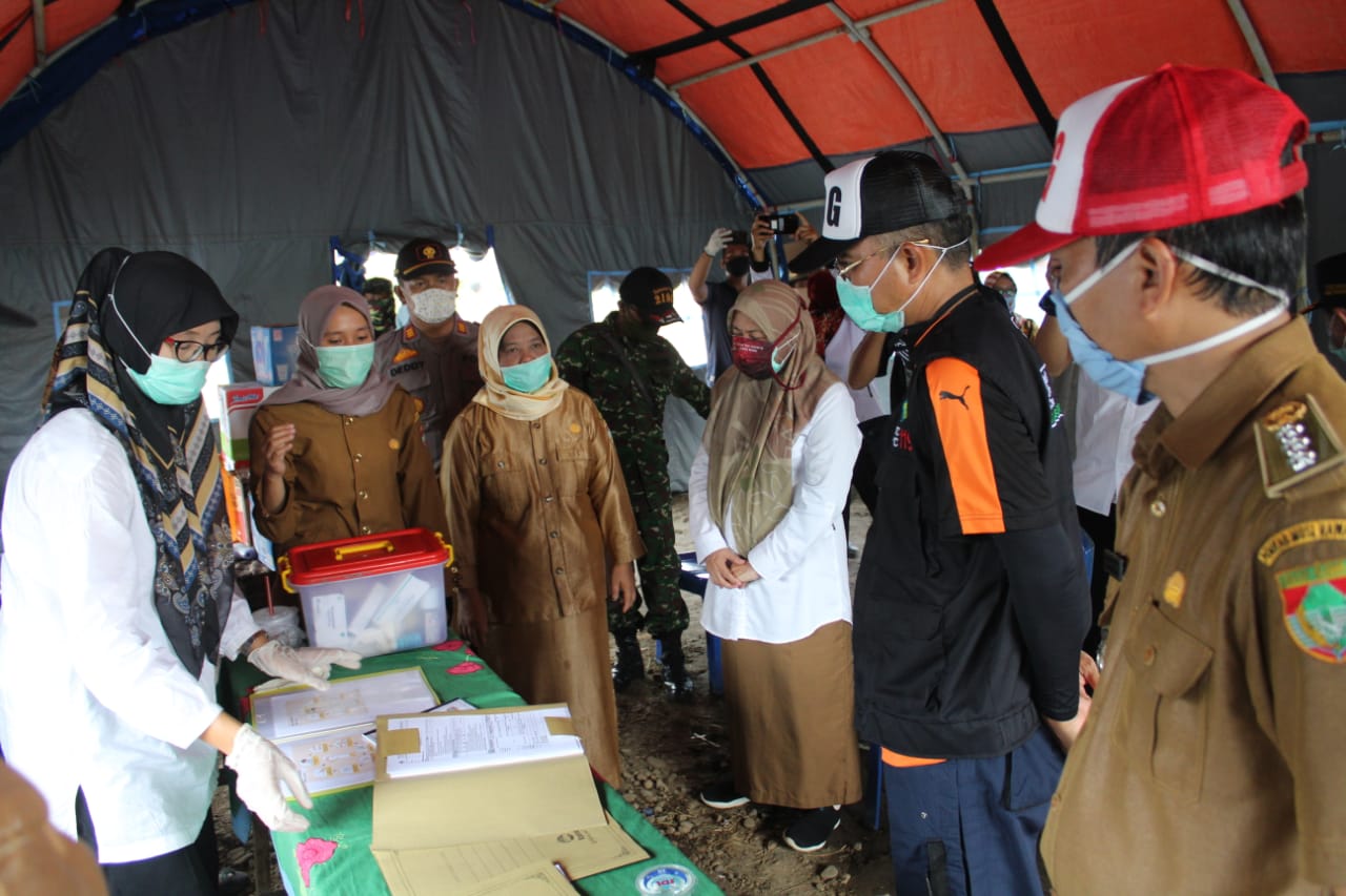 Antisipasi Covid-19 Bupati Mura Tinjau Puskesmas dan Posko Perbatasan