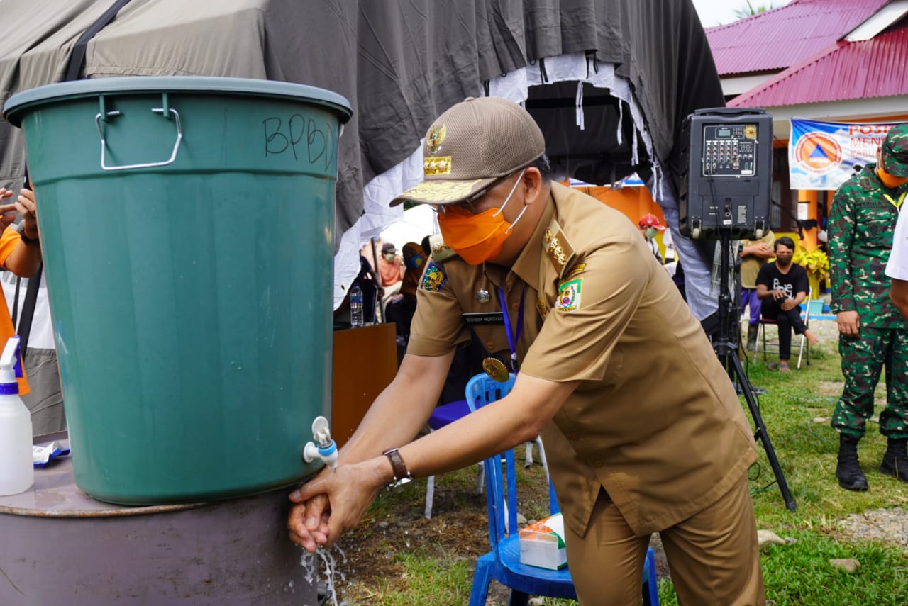 Gubernur Rohidin Minta Logistik Petugas Perbatasan Diperhatikan 