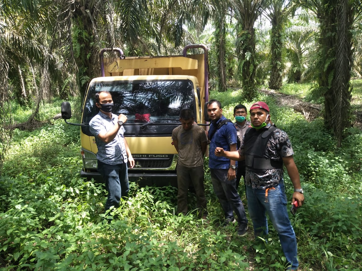 Polsek Tapung Hulu Ungkap Kasus Pencurian Truk Sawit