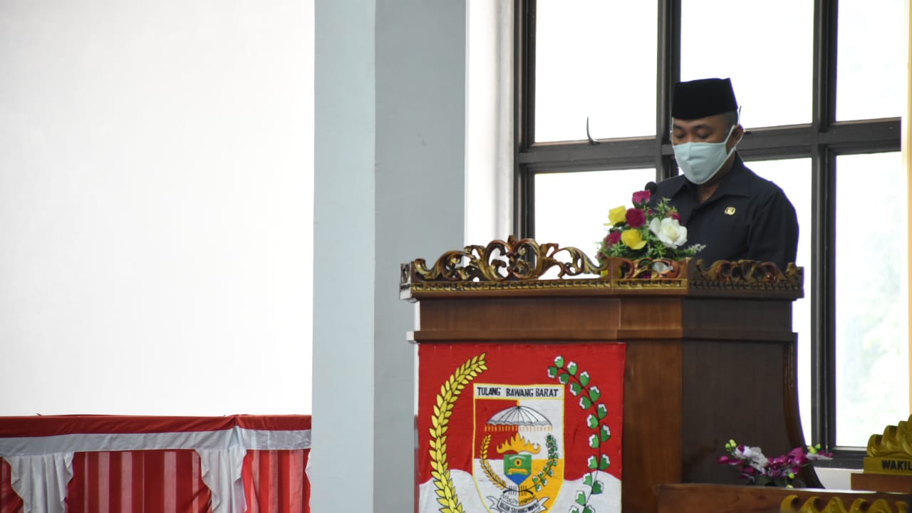 Rapat Paripurna Bupati Tubaba Sampaikan LKPJ