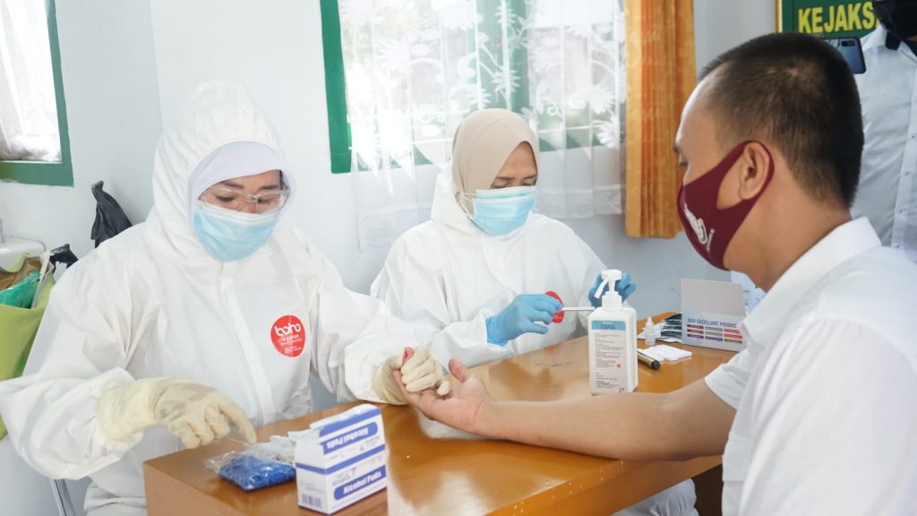 Antisipasi Corona Kejari Gelar Rapid Test