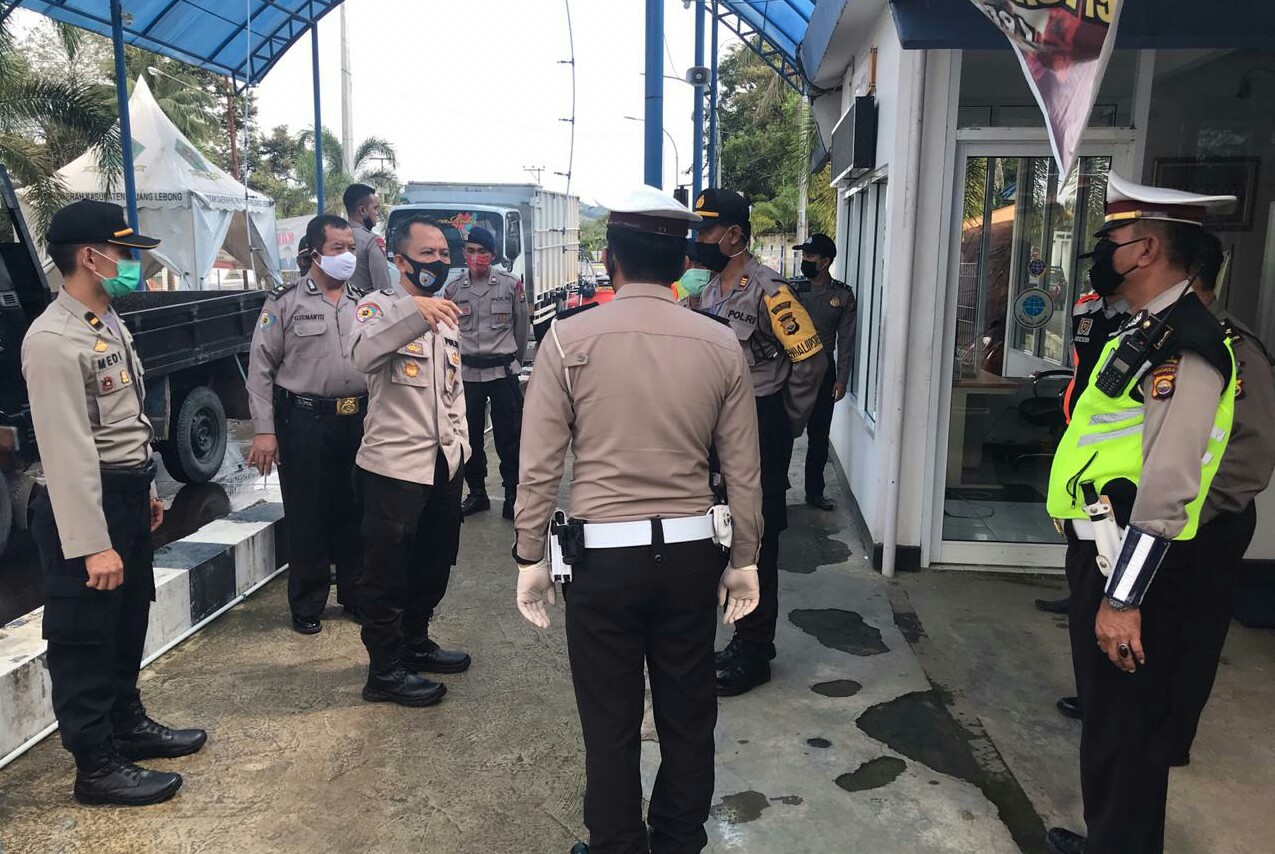 Update Hingga 3 Syawal Polda Bengkulu Paksa 455 Kendaraan Putar Balik