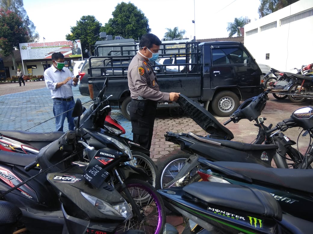Polres Tanah Karo Sita 27 Sepmor Balap Liar 