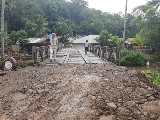 Pengganti Jembatan Ambruk di Batu Godang Selesai Dikerjakan
