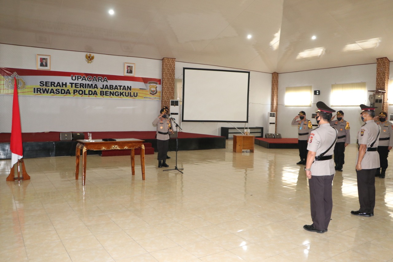 Sertijab Irwasda Kapolda : Terimaksih Atas Kinerjanya