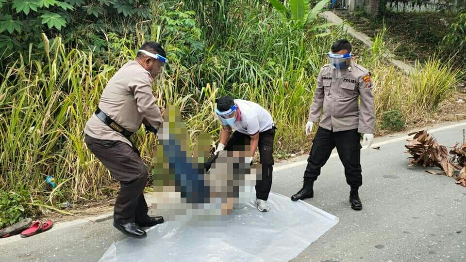 Warga Temukan Jenazah di Jalan Nasional Kabanjahe-Kuta Cane