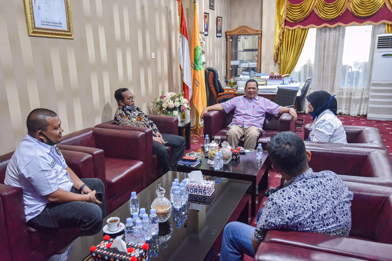 BNNK Tapsel Temui Walikota Sidimpuan