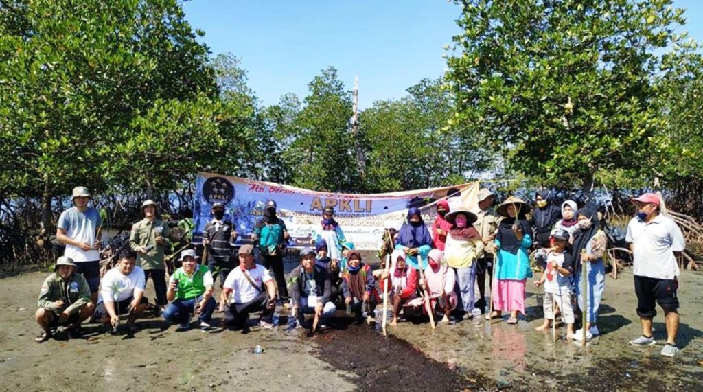 Bhakti Sosial APKLI Tanam Bibit Pohon Mangrove