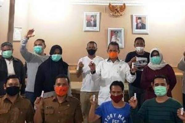 Bupati Tapanuli Selatan Lakukan Rapid Test Covid-19