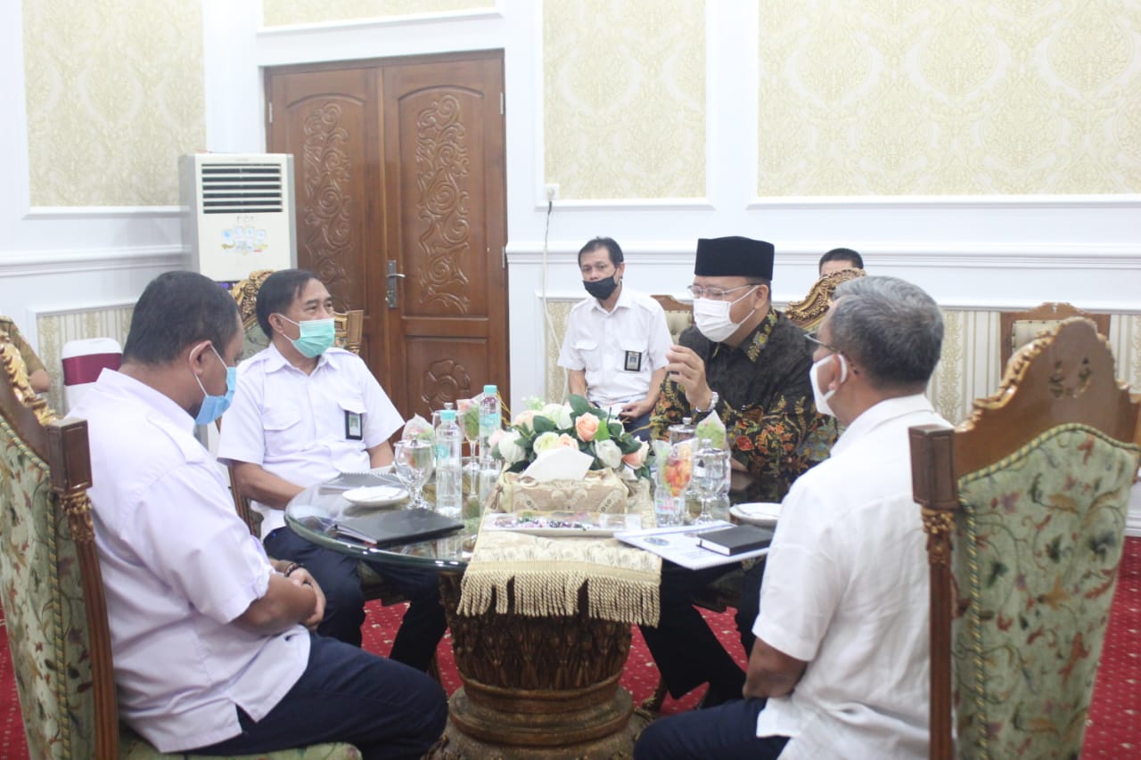 Gubernur Rohidin dan BWS KemenPUPR Bahas Irigasi dan Bendungan