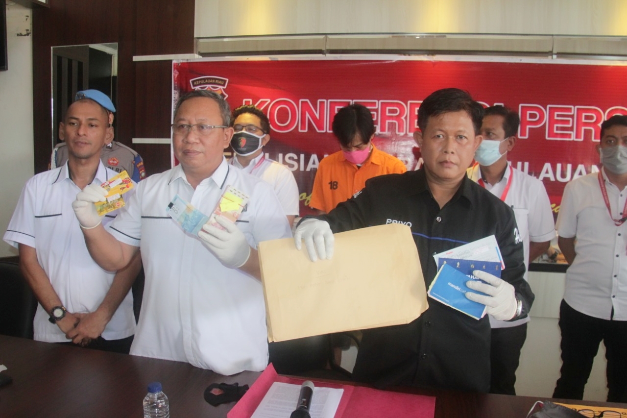 Polda Kepri Ciduk Pelaku Penipuan dengan Modus Investasi