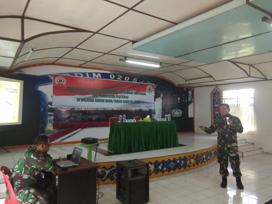 Acara Bimbingan Teknis Aplikasi Informasi Teritorial wil Kodim 0205/Tanah Karo