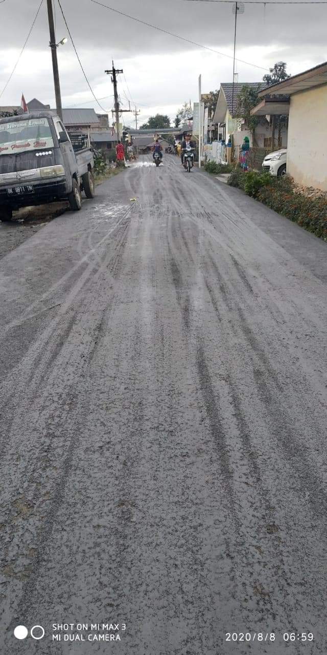Tanah Karo Kembali Digempur Erupsi Sinabung