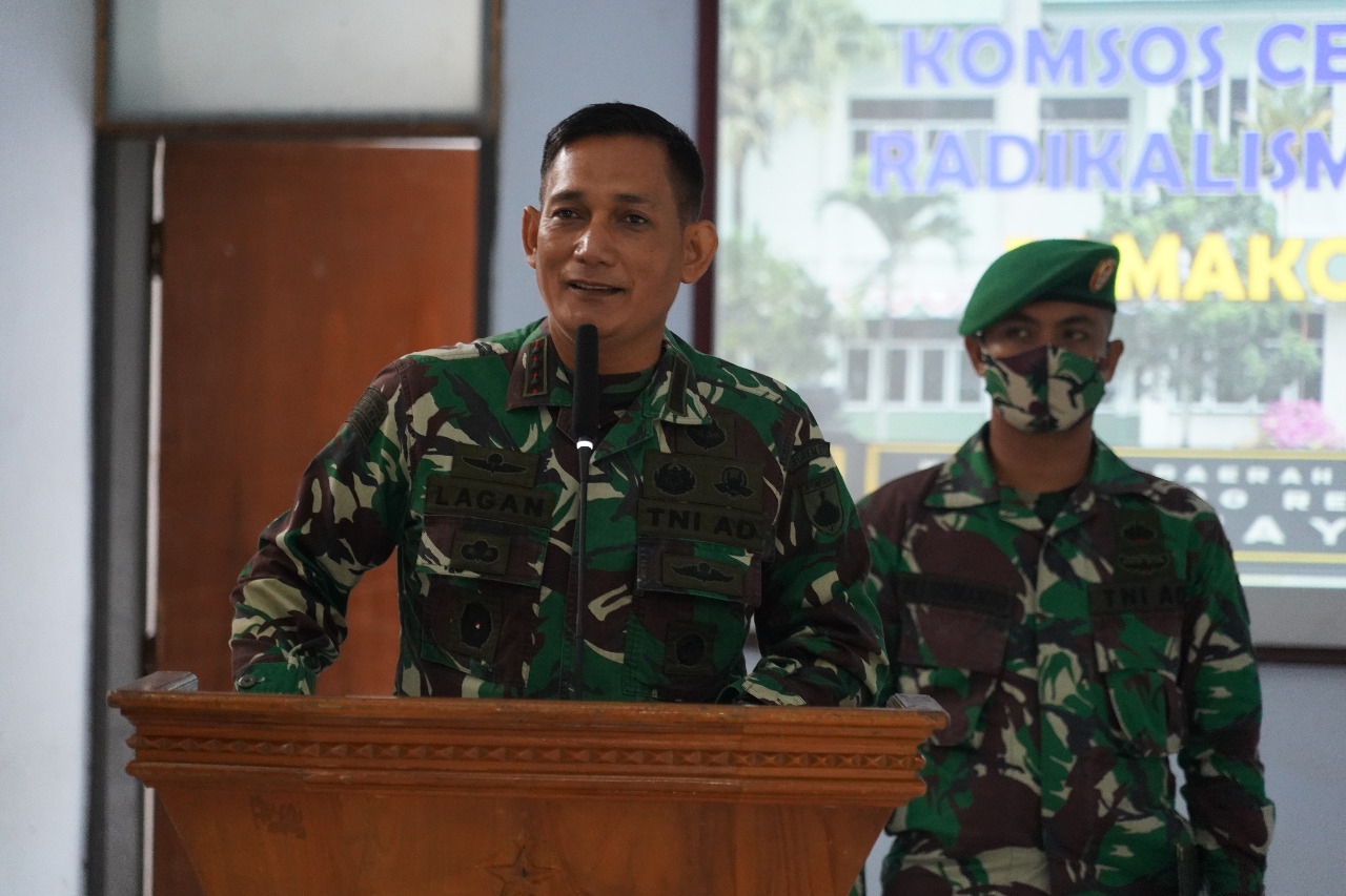 Danrem 071 : Pertebal Semangat Kebangsaan Adalah Upaya Cegah Radikalisme