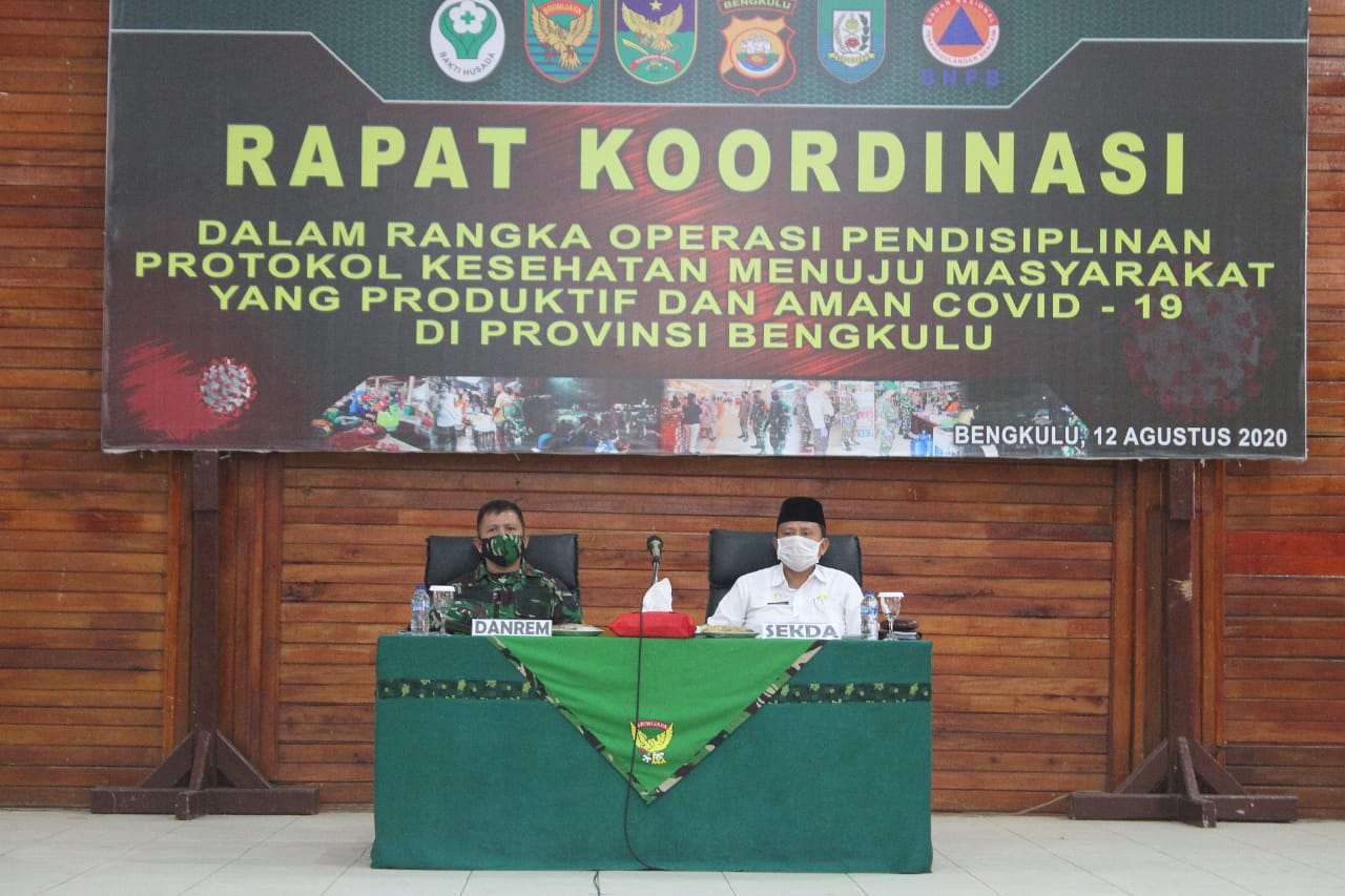 Rakor Penanganan Covid-19 Penegakan Protokol Kesehatan Akan Dibarengi Sanksi