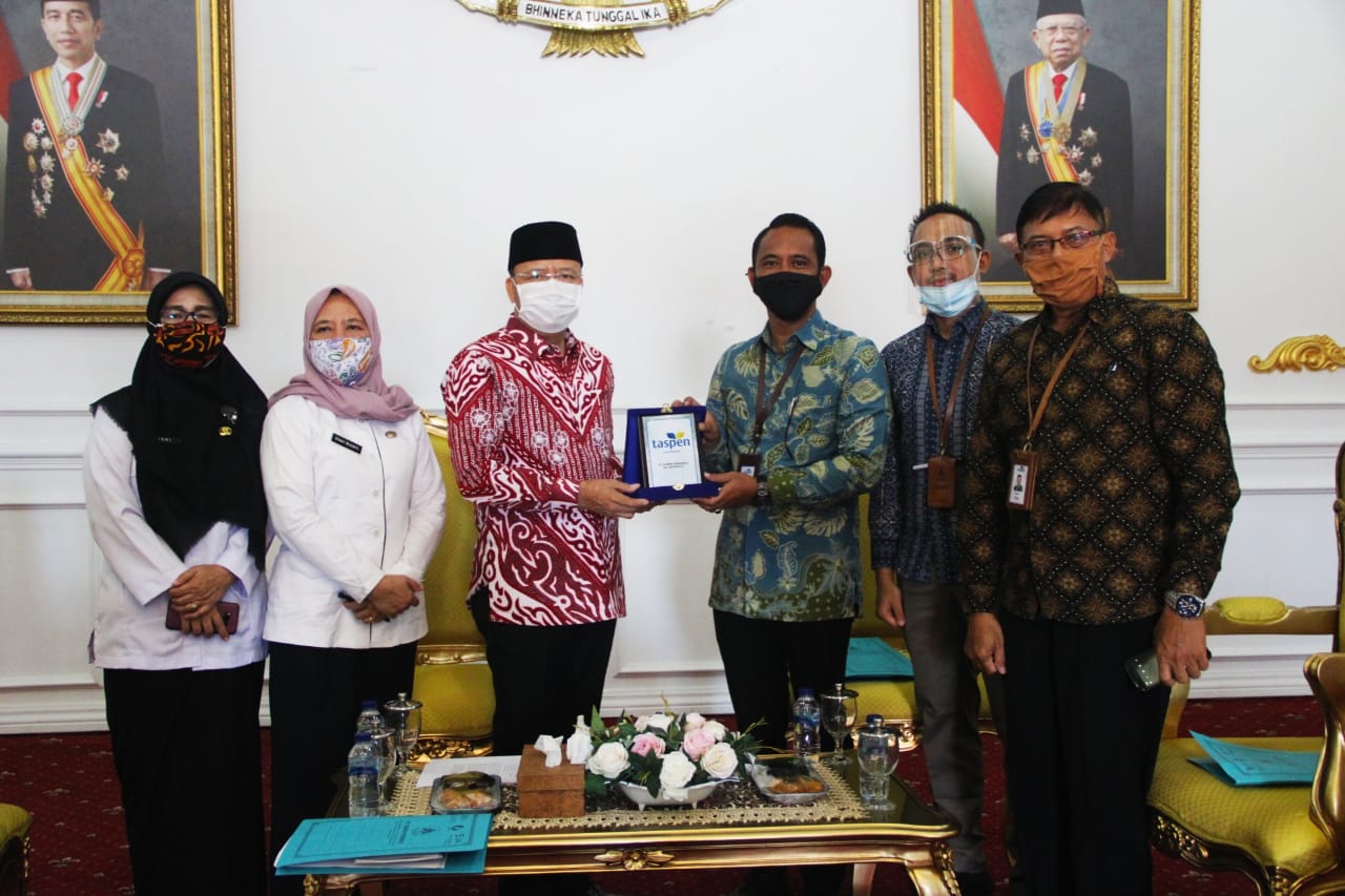 Audiensi Bersama Gubernur Taspen Paparkan Program Khusus Pesiunan