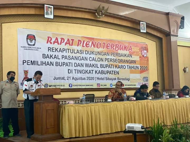 Diverifikasi KPU Karo Paslon CUAN Lolos Administrasi Perseorangan