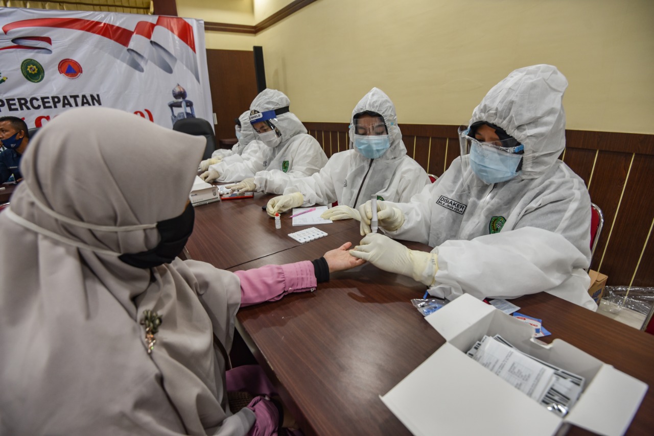 40 Kafilah Padangsidimpuan Jalani Rapid Test