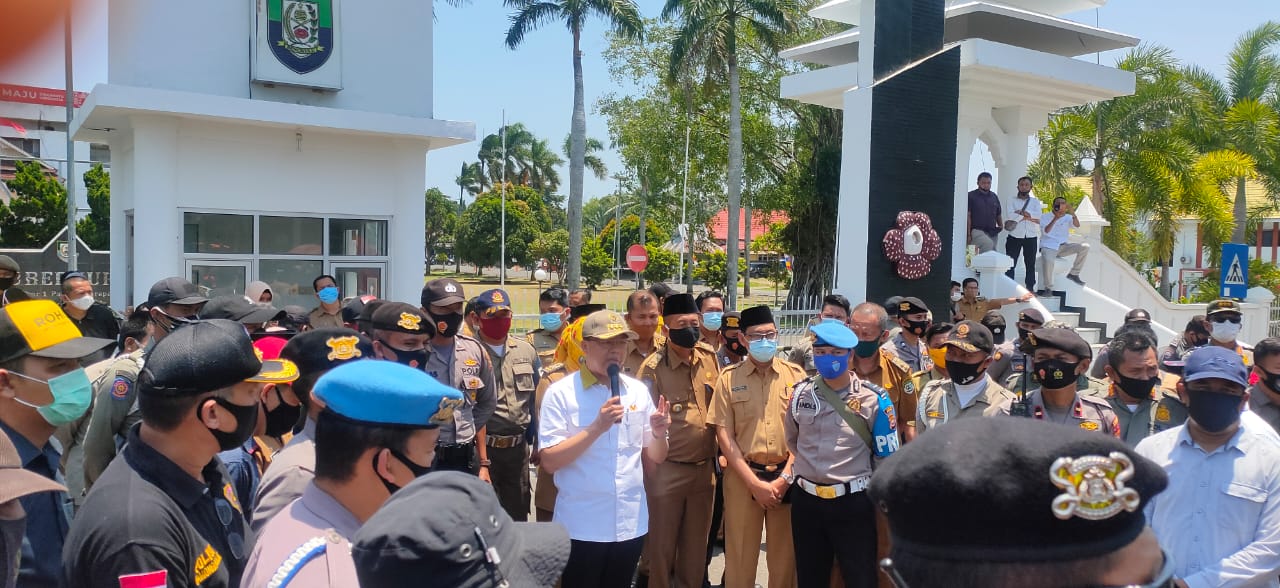 Gubernur Rohidin Turun Langsung Dengarkan Aspirasi Pemuda Pancasila