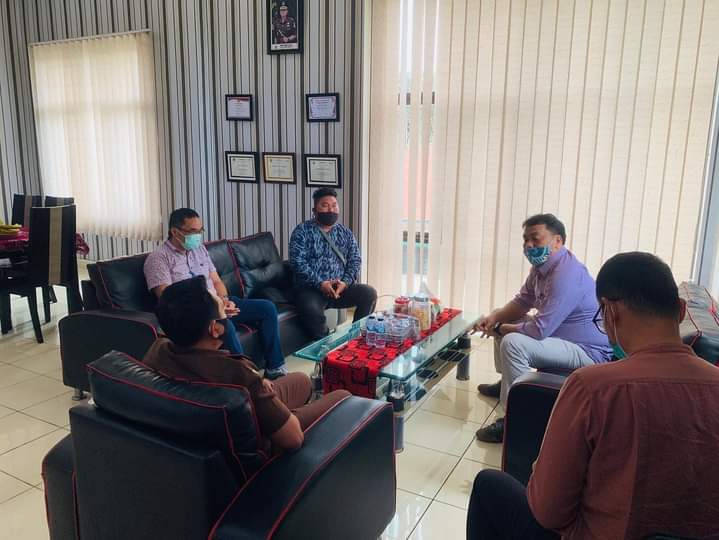 Sinergitas Jelang Pesta Demokrasi Kejari Sambut Kunjungan Komisioner KPU Karo