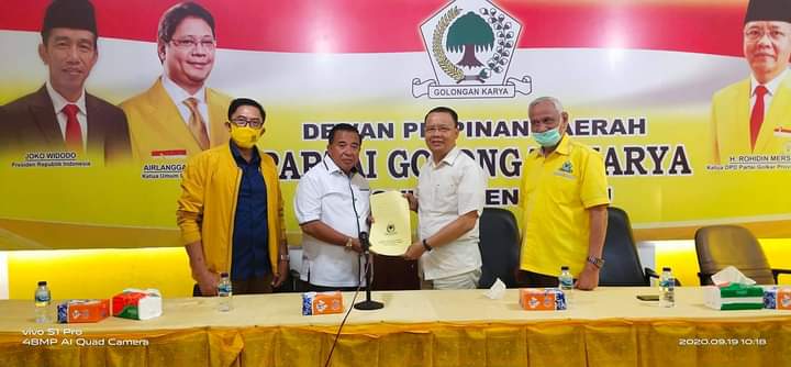 Gabung ke Golkar Bando dan Rohidin Sepakat Bangkitkan Potensi Desa