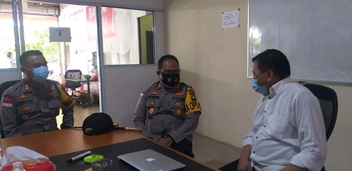Kapolresta Barelang Kunjungi Rumah Pemenangan Lukita Dinarsyah