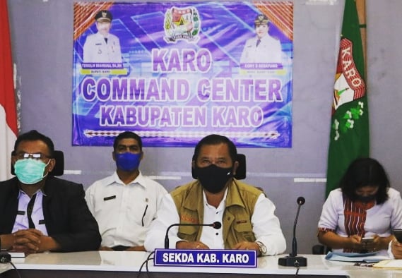Penerapan Prokes Covid-19 Pemkab Karo Sosialisasikan Perbup