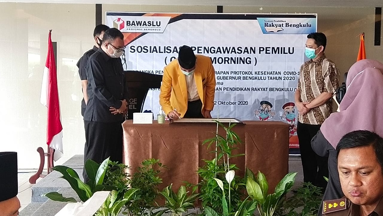 Bawaslu Provinsi Bengkulu Bentuk Pokja Pencegahan Covid-19