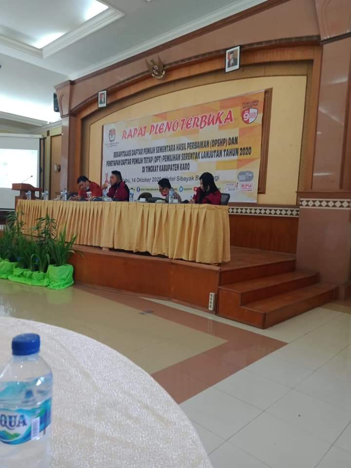 KPU Karo Tetapkan 277.577 DPT untuk Pilbup Karo