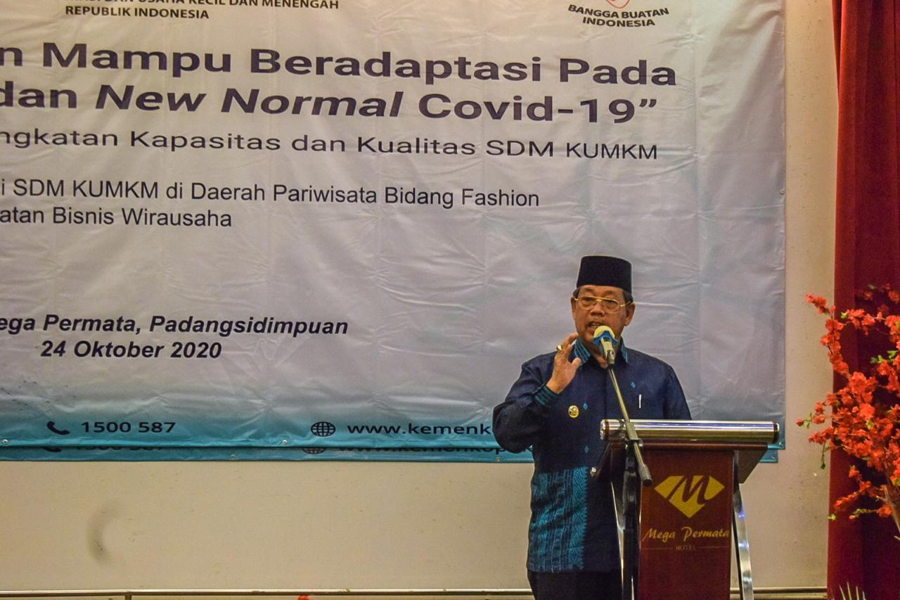 Walikota Padangsidimpuan Buka Pelatihan Bocational Bagi SDM KUMKM