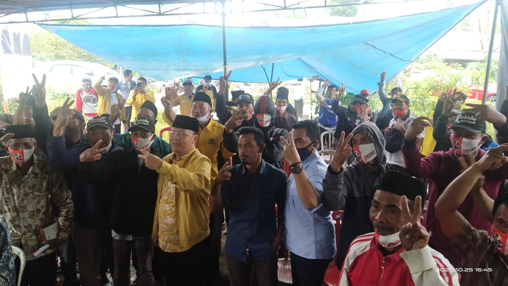 Semangat Masyarakat Binduriang Menangkan Rohidin-Rosjonsyah : Kami Targetkan 90% Suara