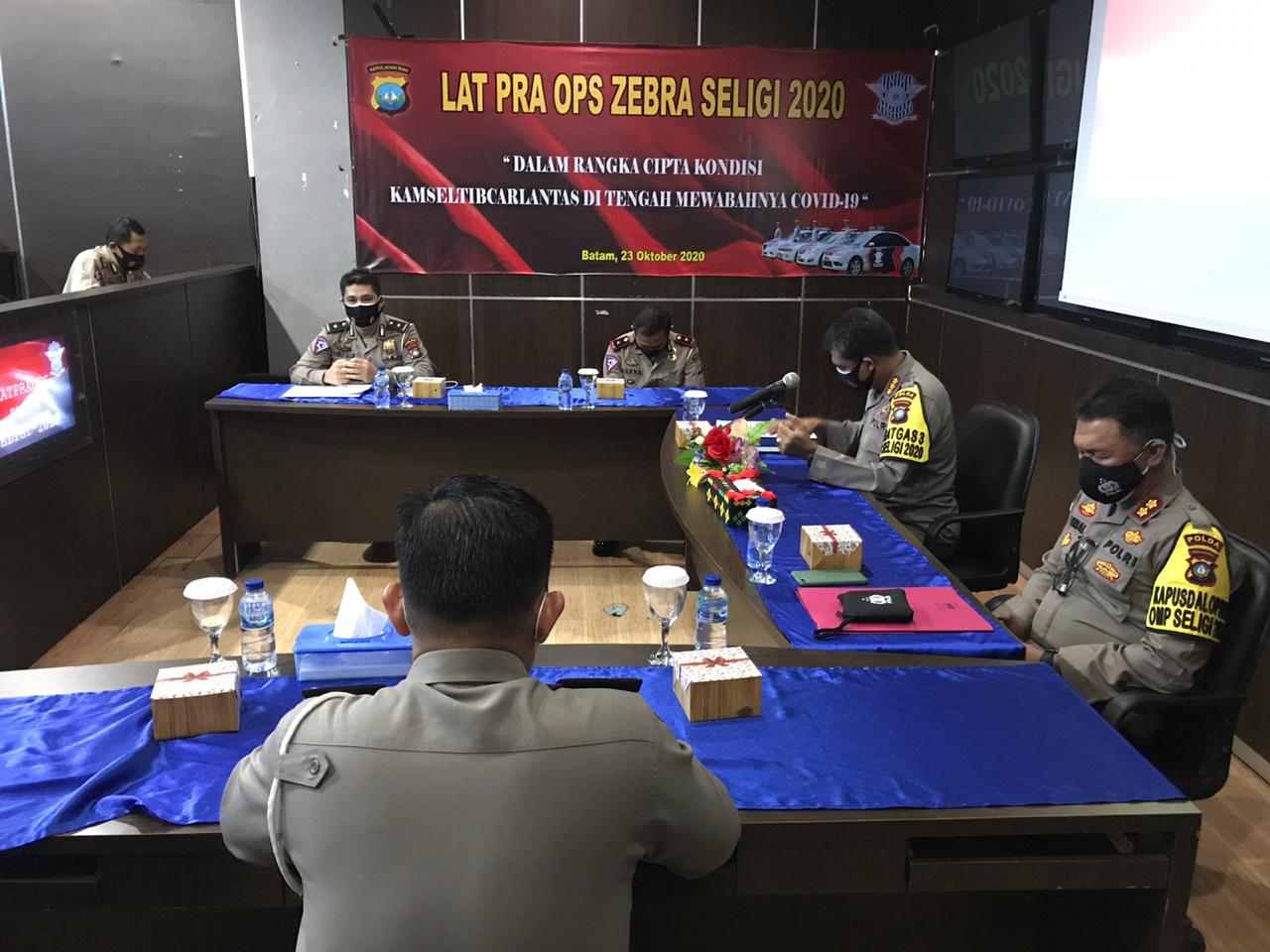 Selama 14 Hari Polda Kepri Gelar Razia Zebra Seligi 2020