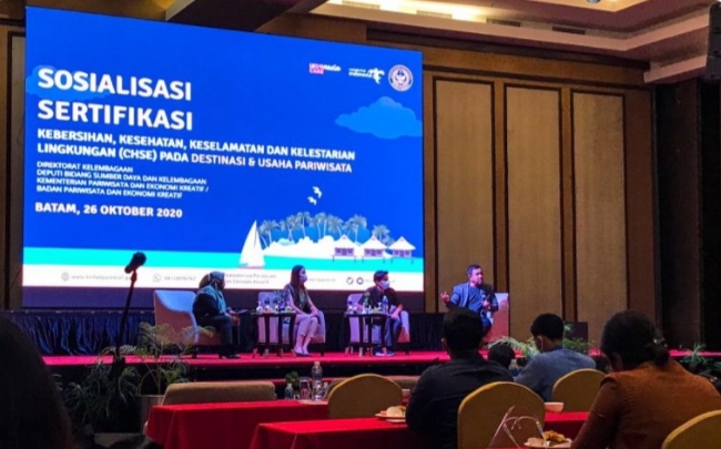 Kemenpar Ekraf Sosialisasikan Sertifikasi CHSE
