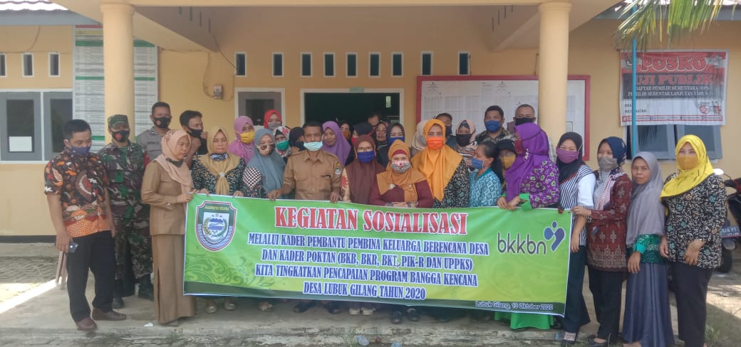 desa lubuk Gilang kecamatan air periukan mengadakan kegiatan sosialisasi