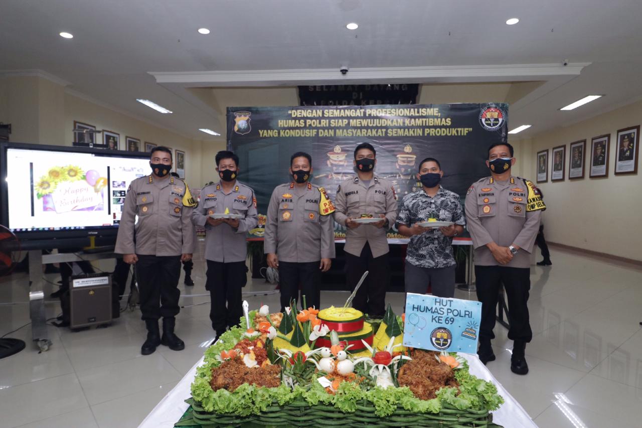 HUT Humas Polri ke-69 Polda Kepri Gelar Syukuran