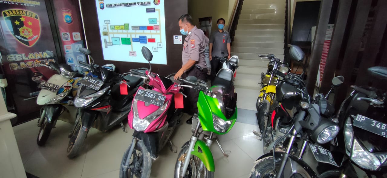 Polda Kepri Ringkus Dua Pelaku Spesialis Curanmor