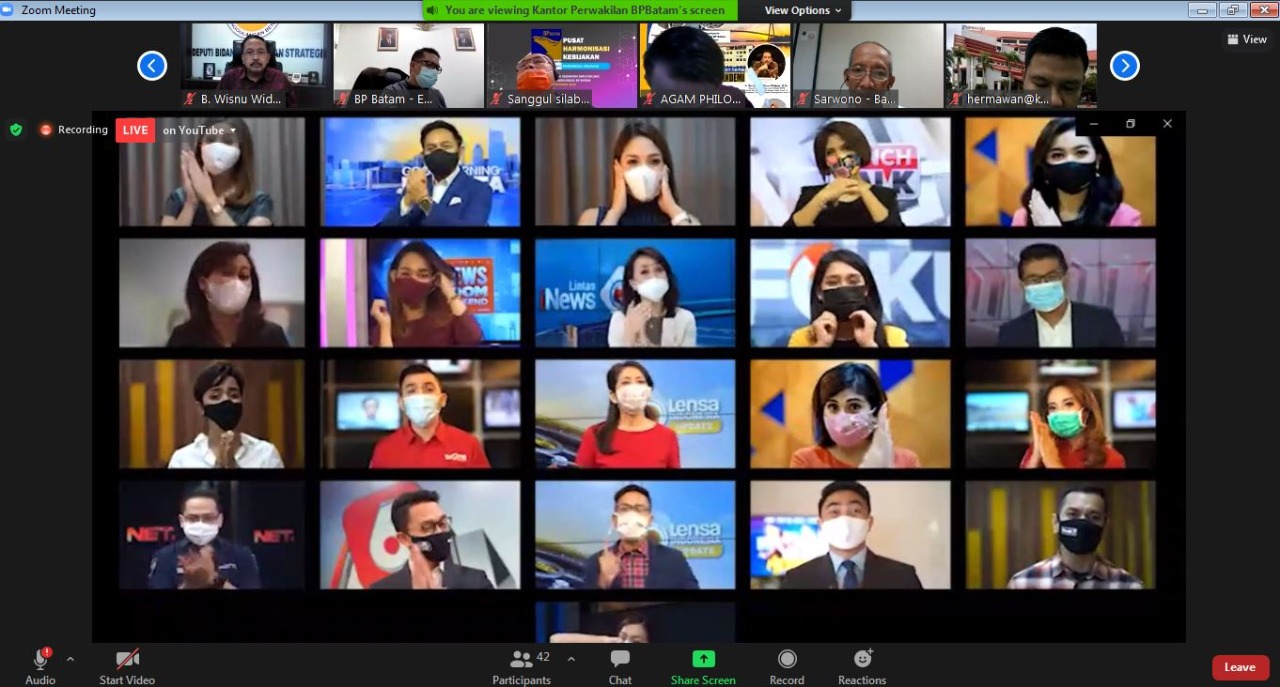 BP Batam Gelar Webinar Bimbingan dan Pencerahan Hidup Sehat Selama Pandemi