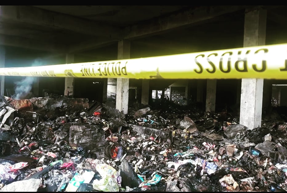 Labfor Polda Sumut Akan Selidiki Penyebab Kebakaran Pasar Tingkat