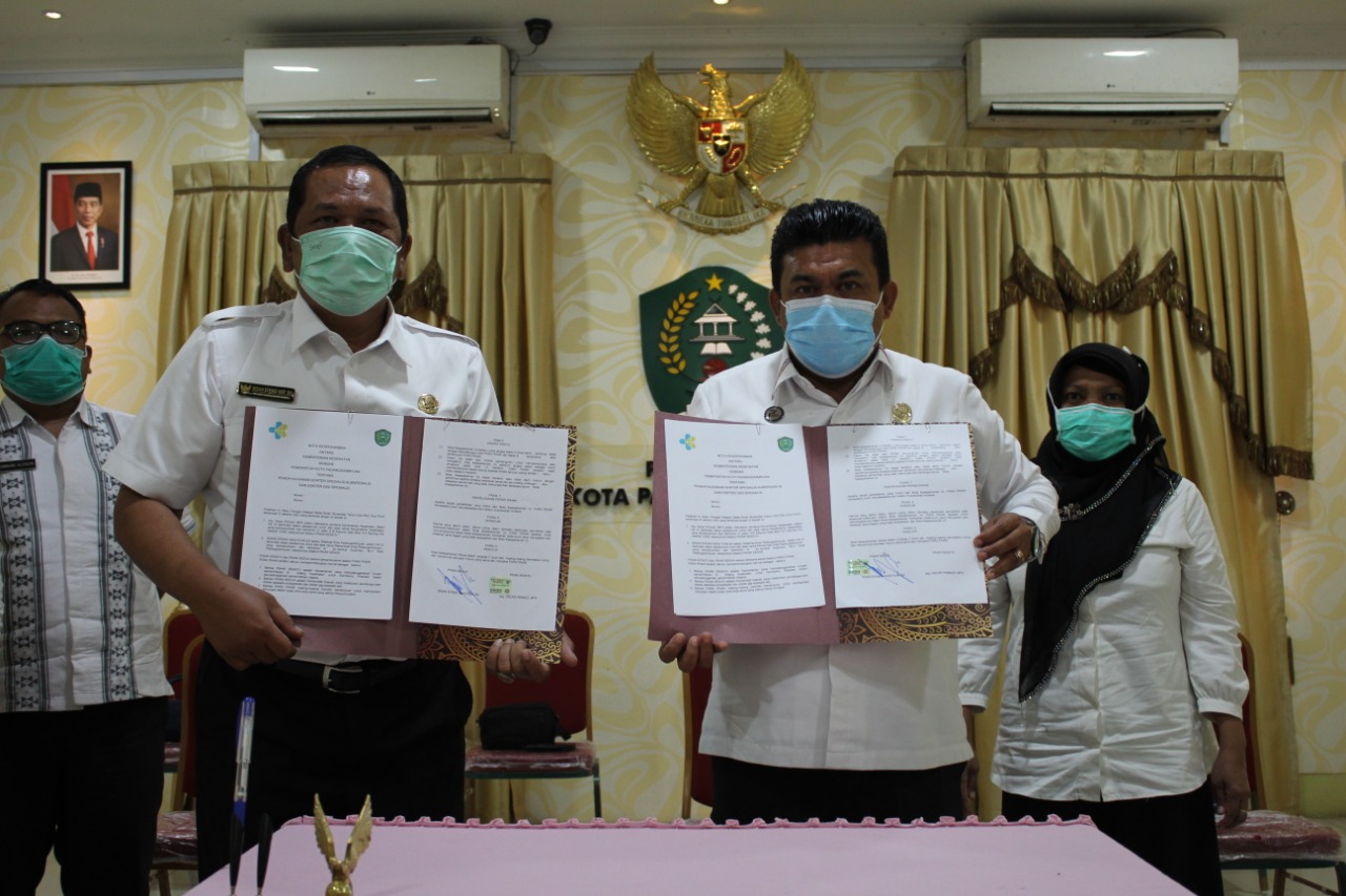 Walikota Padangsidimpuan Tandatangani MoU Bersama Kemenkes RI