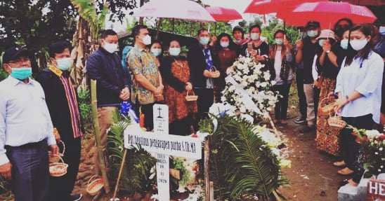 Forkopimda Karo Ziarah ke Makam Ketua Moderamen GBKP di Sukamakmur