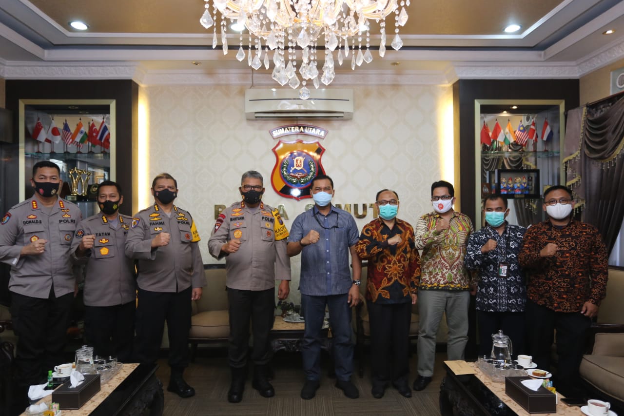 Kapolda Sumut Sambut Audiensi Koordinator Wilayah I KPK RI