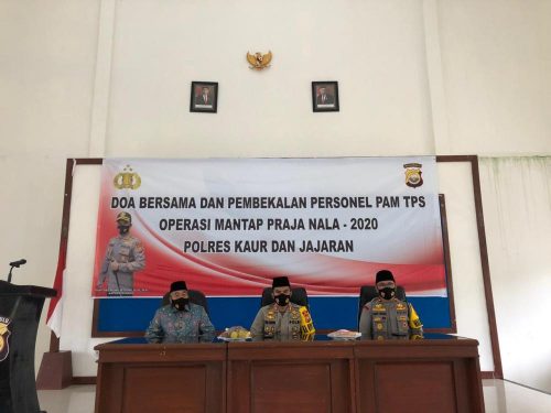 Amankan TPS, Kapolres Minta Personil Tegakkan Prokes