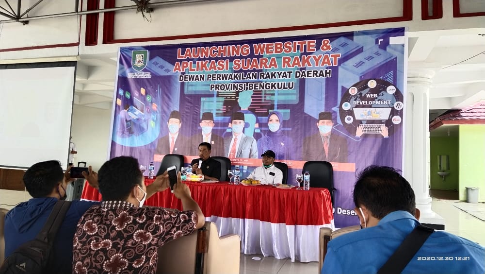 Terbitkan E-Surat Dewan Provinsi Bengkulu Permudah Masyarakat Untuk Sampaikan Aspirasi