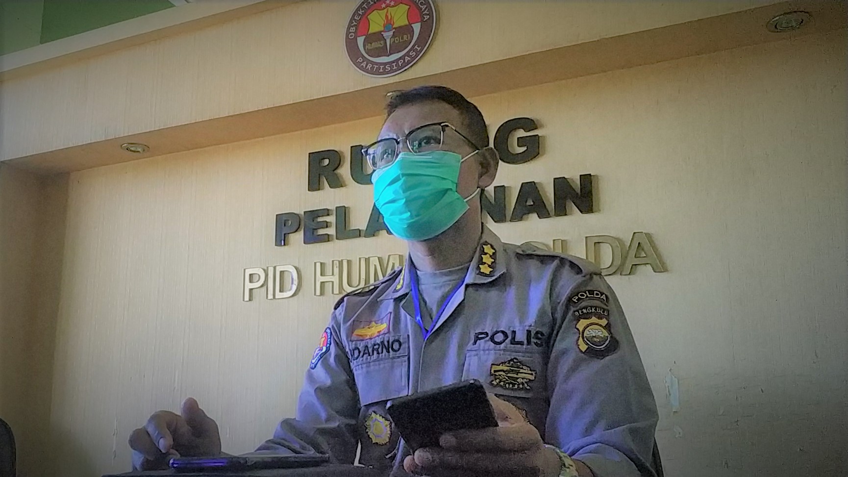 Kabid Humas Himbau Masyarakat Patuhi Prokes saat Ke TPS